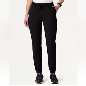 Jaanuu Black‎ Scrub Jogger Pants Womens Size LP (1221)